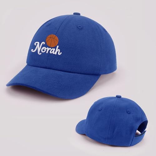Image of Personalized Baby Infant Baseball Cap Custom Boys Girls Embroidered Sun Hat Custom Trucker Hats for Toddler Kids