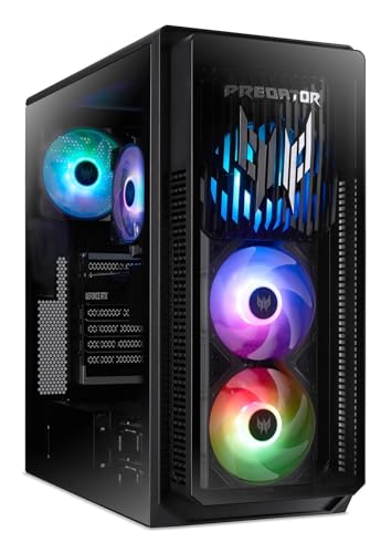 Migliori PC desktop assemblati intel i7 Acer Predator Orion 5000 PC Gaming Desktop Intel Core Ultra 7 265F, 32GB DDR5 RAM, 2T M.2 SSD, NVIDIA? GeForce? RTX? 5070 (12GB GDDR7), Windows 11 Home (DG.E4EEG.001)