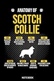 scotch magic tape dog dispenser  Anatomy Of Scotch Collie Funny Dog Lover Gift Notebook Planner: Blank Lined Journal/Notebook for Property Manager, Property Management ... Gifts for Women, Mother\'s Day and Christmas