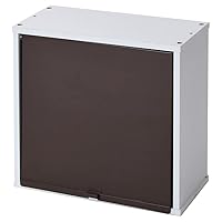 Amazon｜カラフル12色 扉付き 壁掛け キューブボックスα ハーフ 改 彩