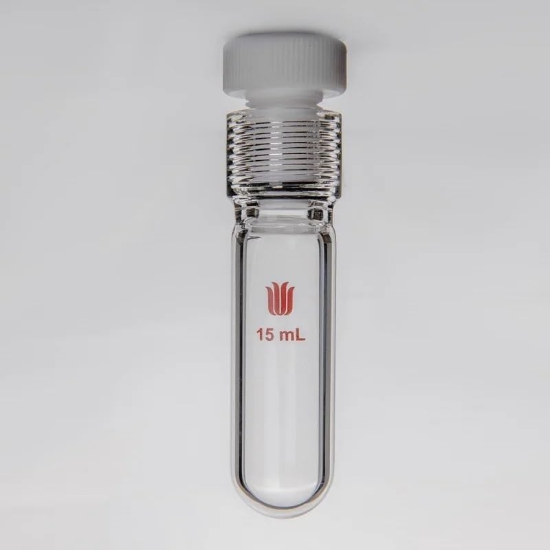Lab Thick walled pressure resistant bottle, PTFE internal thread plug, O-ring fully coated with PTFE, P16(1mL-P160701F)