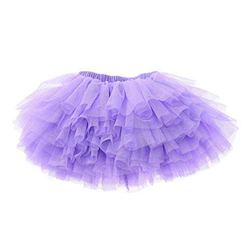 Image of Tutu Skirt for Baby Girl Toddler 6 Layered Tulle Skirts 1-8T