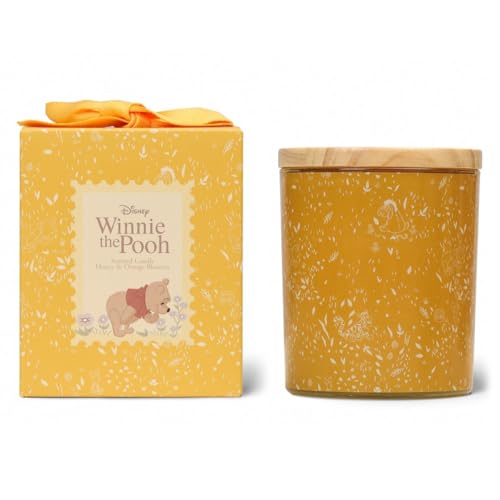 Disney DISWTPC001Y Bougie inspirée de Winnie l'ourson – Parfum miel et fleur d'oranger 213 g (1 mèche)