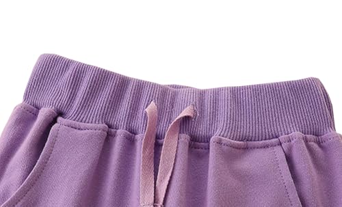 Image of Mud Kingdom Little Boys Girls Christmas Sweatpants Elastic Waist Joggers Embroidered Pattern Sweat Pants with Pockets