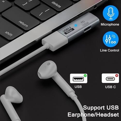 Ukiism 2 In 1 Usb C To Usb 3.2 Otg Adapter With Pd 100W Charging, 10Gbps Usb Otg Adapter For Iphone 15/16, Thunderbolt3/4 Macbook Ipad Air/Pro, Laptop/Tablet/Phone To Connect Camera thumb #4