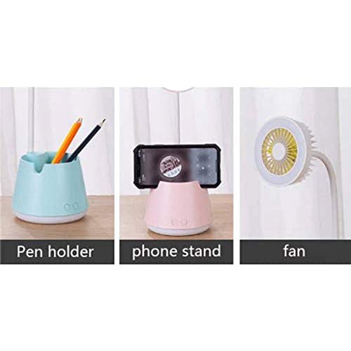 Lampe de bureau LED blanche avec porte-stylo pour la lecture - 8