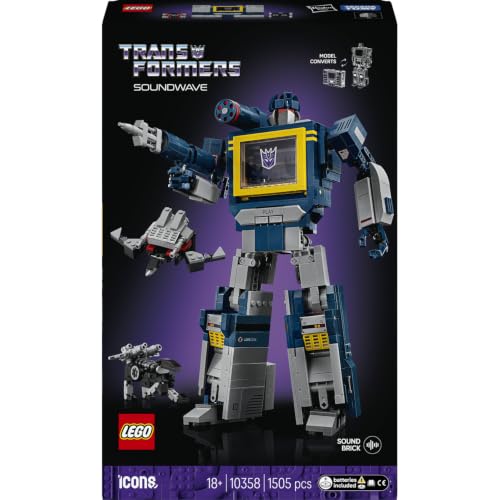LEGO Icons Transformers: Soundwave 10358