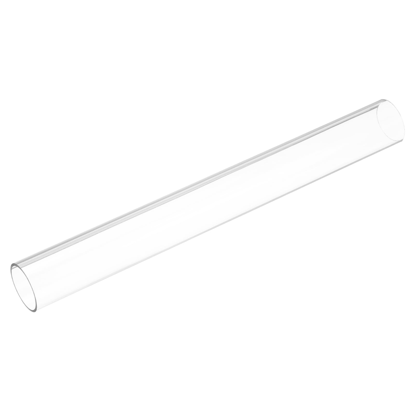 uxcell Clear Rigid Tubing Pipe 31mm(1.2") ID x 35mm(1.4") OD 1Ft(305mm) Round Plastic Tube
