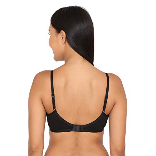 Image of Zivame Everyday Double Layered Non Wired 3 /4th Coverage T-Shirt Bra - Georgia Peach