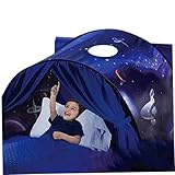 Jorzer Tienda de campaña para niños para niñas y niños Tienda de campaña Plegable con temática Espacial para dormitorios de Salas de Juegos Sporting_Goods..