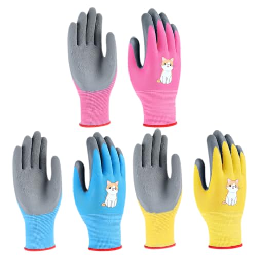 balacoo 3 Pairs Garden for Boys and Girls Planting Gardening Outdoor Activities Cut Resistant Comfortable Lightweight