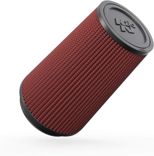 K&N High-Flow Original Lifetime Universal Clamp-On Air Filter: High Performance, Washable: Flange Diameter: 3.5 In, Filter Height: 7 In, Flange Length: 0.875 In, Shape: Round Tapered, RU-3130