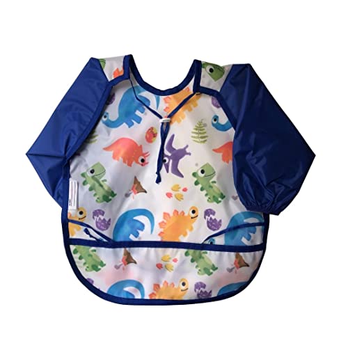 Babador Manga Longa Estampado (Dinos)