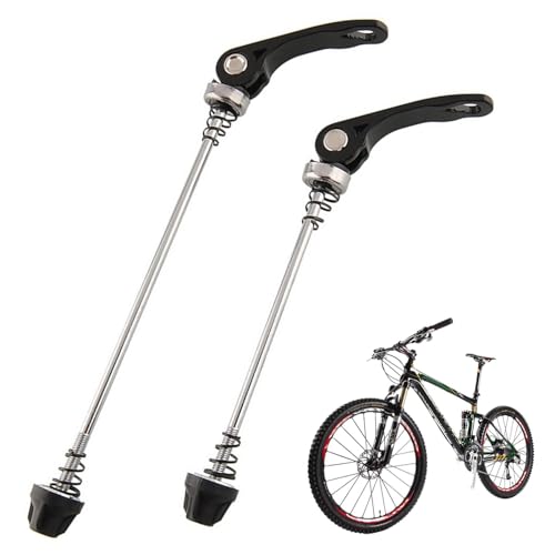 Faderr Fahrrad-Schnellspannspieße, Edelstahl-Schnellspanner-Radmuttern...