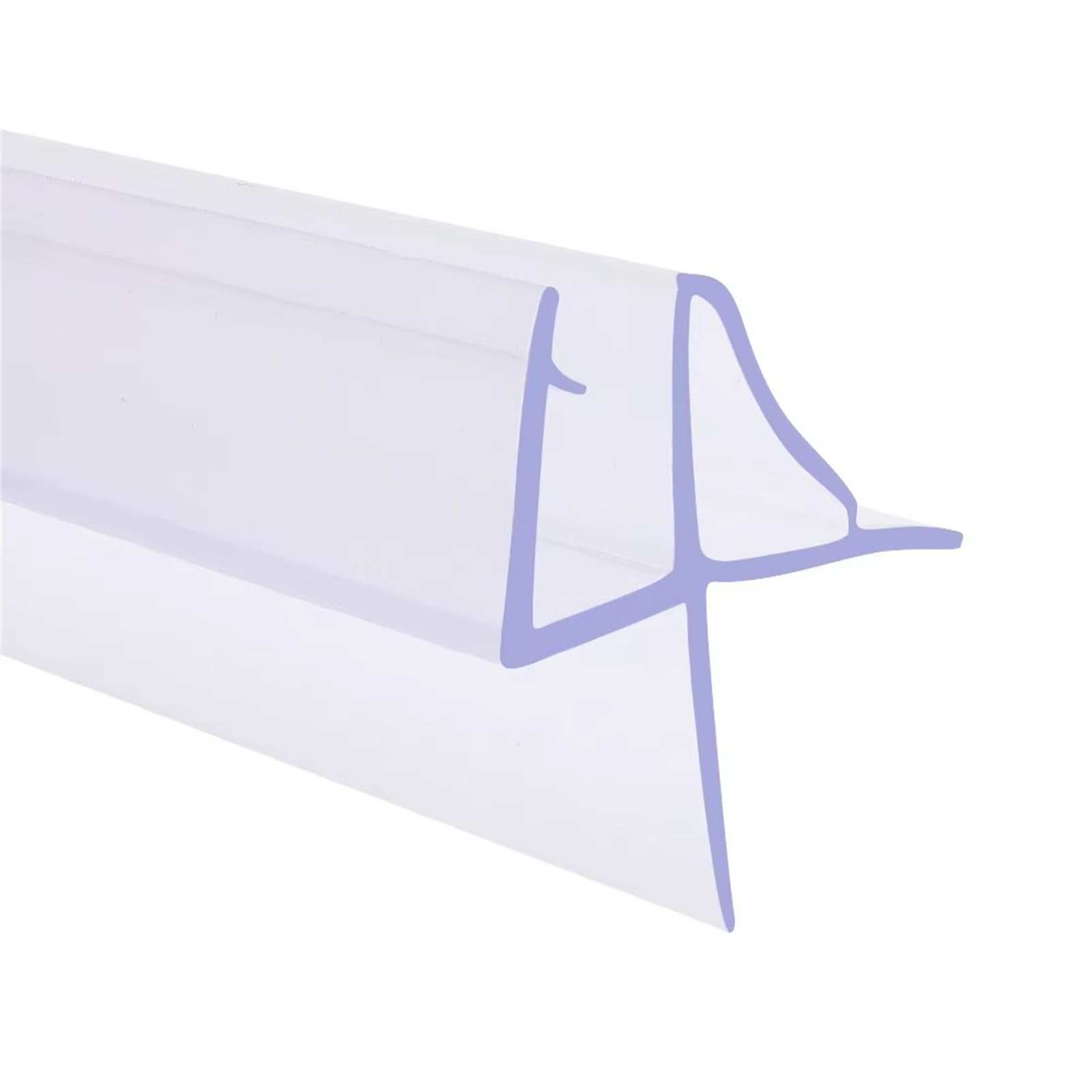 1 Pack 70CM / 27.56inch Frameless Glass Shower Door Bottom Seal Strip Waterproof Seal for 6mm 8mm 10mm Glass Thickness (for 3/8"(10mm) Thick Glas)