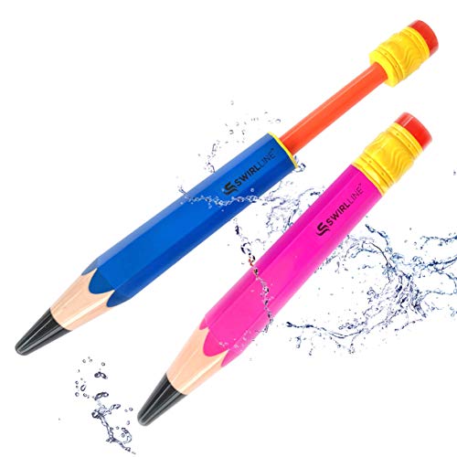 Water Blaster Squirter Pool Toys – 2 Pack Water Shooter Soaker for Kids 13-19’’ – Summer Outdoor Party Beach – Pump Squirt Guns – Pencil Shape Water Blaster Squirter Pool Toys – 2 Pack Water Shooter Soaker for Kids 13-19’’ – Summer Outdoor Party Beach – Pump Squirt Guns – Pencil Shape