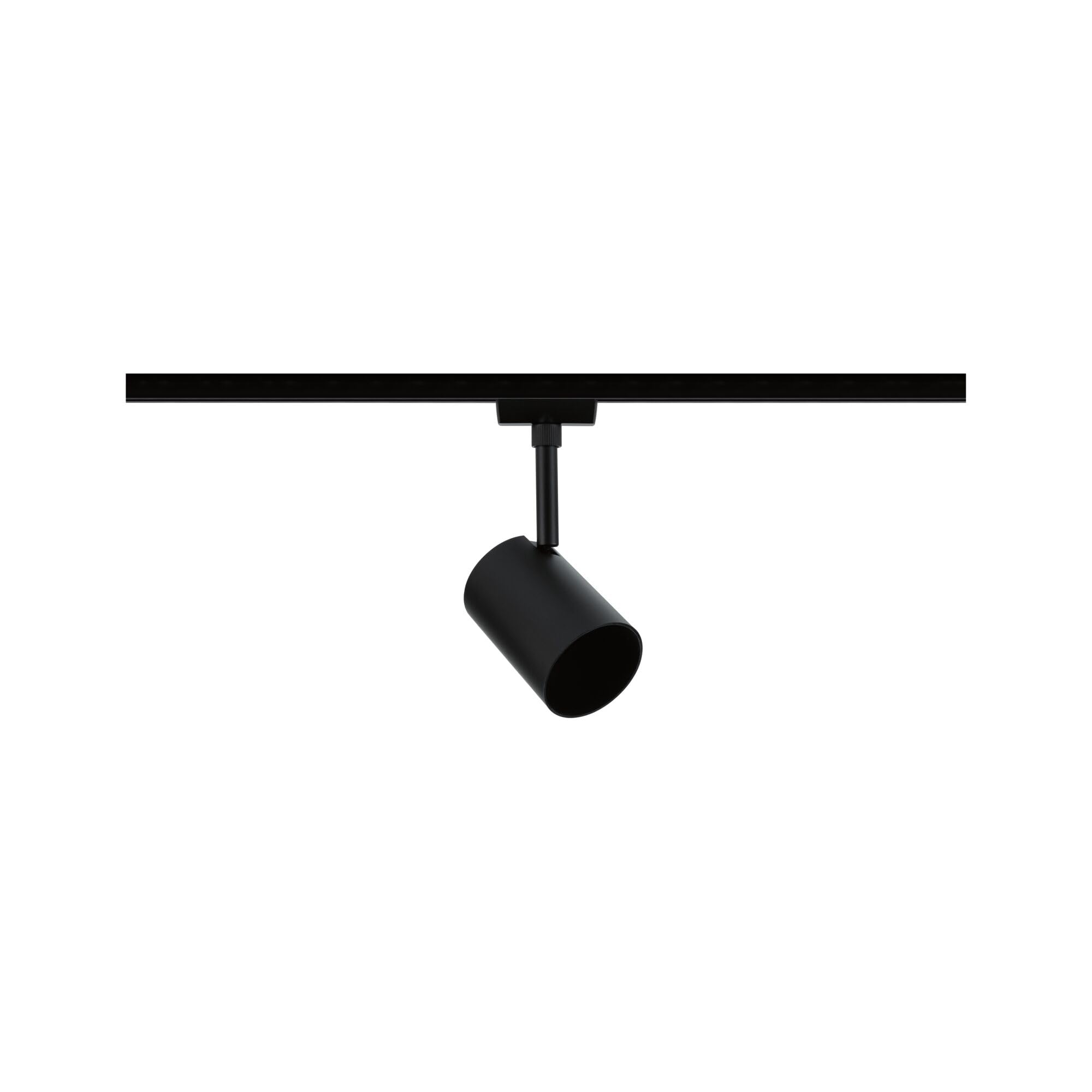 Paulmann 95633 URail Spot sur rail Luxe GU10 max. 10 W, dimmable, 230 V, noir mat, système de rails libre choix de l'ampoule