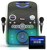 Las funciones avanzadas de karaoke, como el control automático de voz, el cambio de clave digital, el cambio de canal múltiple y los controles independientes de eco y volumen del micrófono, le asegurarán que suene lo mejor posible, y altavoces de alta potencia con subwoofer incorporado para un rendimiento excepcionalmente alto para un dispositivo portátil