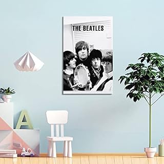 SHUPSY Poster décoratif sur toile The Beatles Black White – Poster mural et photo d’art moderne pour chambre à coucher – 20 x 30 cm - Les Beatles, Paul McCartney, John Lennon, RIngo Starr, George Harrison SHUPSY Poster décoratif sur toile The Beatles Black White - Poster mural et photo d'art moderne pour chambre à coucher - 20 x 30 cm – Image 4