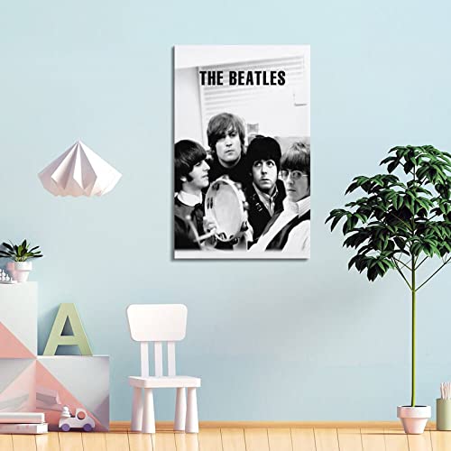SHUPSY Poster décoratif sur toile The Beatles Black White – Poster mural et photo d’art moderne pour chambre à coucher – 20 x 30 cm - Les Beatles, Paul McCartney, John Lennon, RIngo Starr, George Harrison SHUPSY Poster décoratif sur toile The Beatles Black White - Poster mural et photo d'art moderne pour chambre à coucher - 20 x 30 cm – Image 5