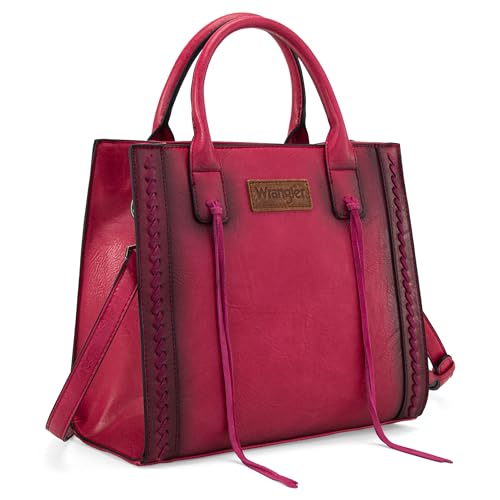 Image of Wrangler Tote Bag for Women Western Cowhide Purse and Wallet Set
