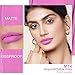 Oulac Matte Liquid Pinky Purple Lipstick for Women, Light Pink Lipstick Long Lasting Waterproof Lip Stain, No Transfer, Creamy High Pigmented Formula with Rose Oil, Vegan & Cruelty-Free, M14
