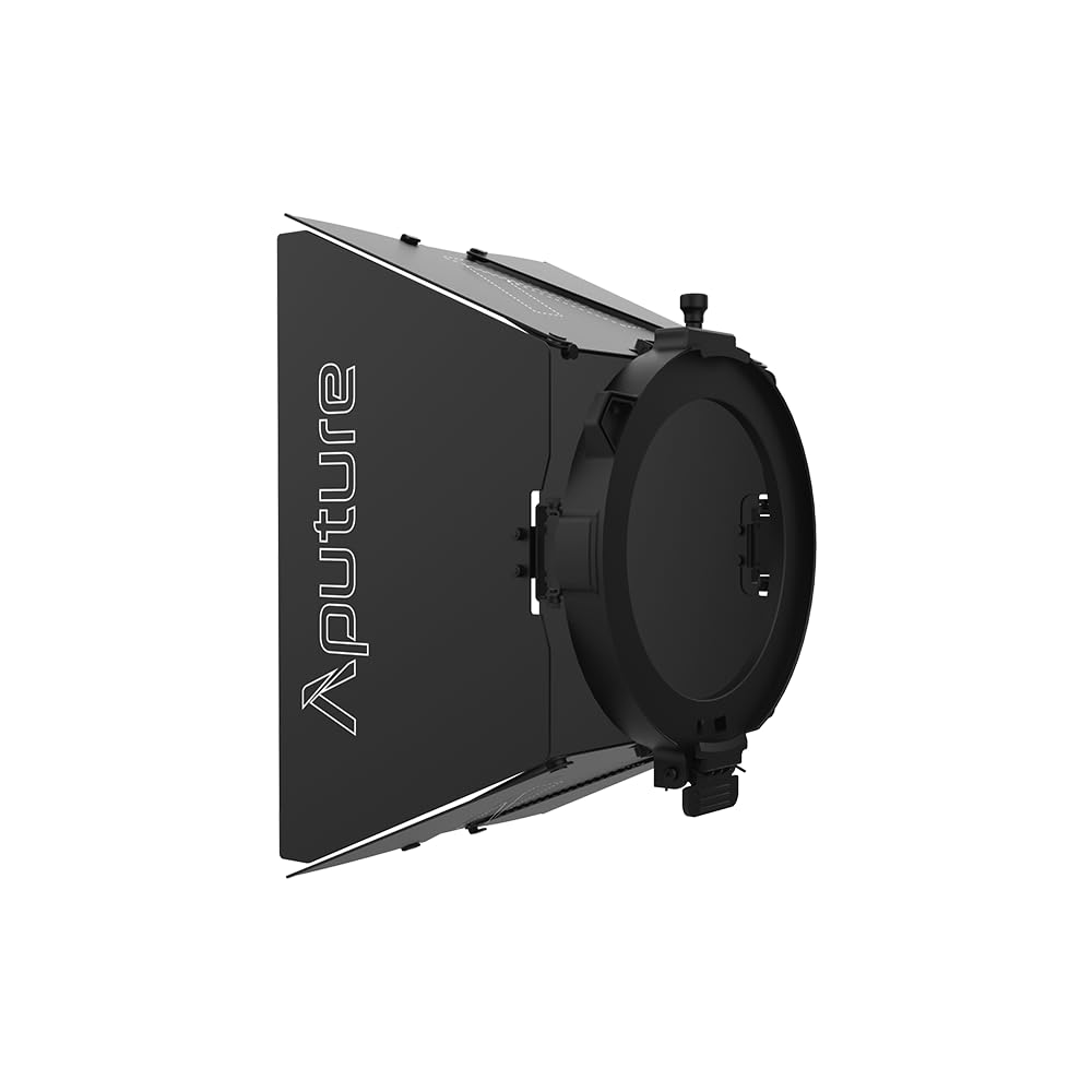 Aputure CF4 Porte Barn - Attacco per controllo della luce a 8 ali per CF4 Fresnel, progettazione del fascio di luce e controllo della luce diffusa, compatibile con scrim standard da 5"