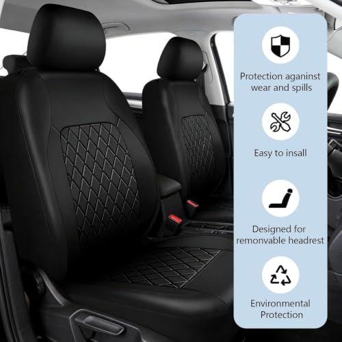 Housses de siège pour Nissan Juke en polyuréthane perforé et respirant - 5