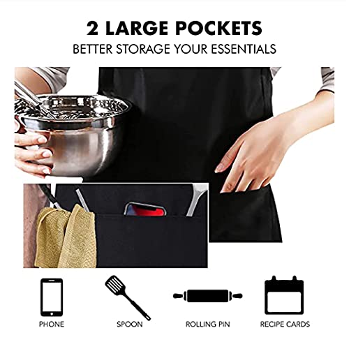 Xbpdmwin Funny Apron For Men, May The Forks Be With You - Novelty Funny Cooking Apron For Movie Fans - Poly/Cotton Apron With 2 Pockets - Starwars Gift For Cook, Husband #TOP4