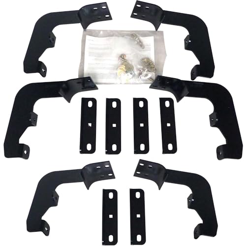 Westin 22-2075 Premier Oval Nerf Bar Mount Kit fits 2015-2025 Colorado Canyon Crew Cab Black Pair