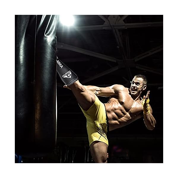 GROOFOO-Shin-Guards-Kickboxing-Leg-Instep-Protection-Pads-PU-Leather-Training-Guard-for-Kids-Adults-Boxing-Martial-Arts-MMA-Thai-Muay-Karate-Sparring-Black GROOFOO Muay Thai Shin Guards Kickboxing, Leg Instep Protection Pads PU Leather Training Guard for Kids Adults Boxing Martial Arts MMA Thai Muay Karate Sparring Black