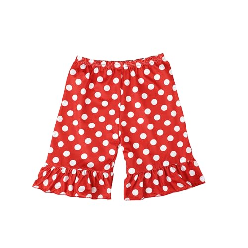 Image of Toddler Girls Back to School Pencil Outfits Set Ruffle T-Shirt Dress and Pants Outfit Set 3-8Years