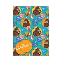 The Gruffalo Wrapping Paper - Two Sheet, Two Tags, Officially Licensed Gift Wrap, Recyclable, 70 x 50 cm, multi-coloured