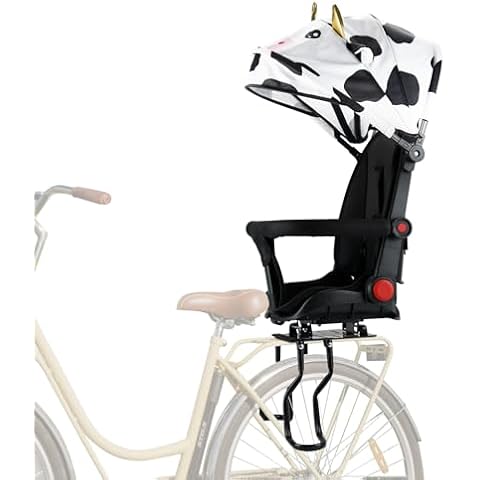 OUSEXI 2025 New Rear Child Bike Seat, Child Bike seat for 1-3 Years Old,Rotatable Rear Mounted Toddler Bike Seat Cover