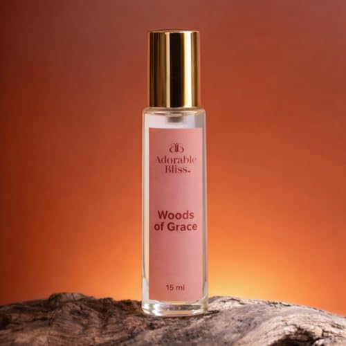 Image of Woods of Grace Eau De Parfum | Long Lasting Woody Fragrance for Men & Women | Elegant Earthy Scent for Everyday (15ml)