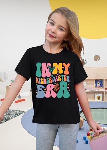 Toddler Boy Girl Kindergarten Shirt in My Kindergarten Era Graphic First Day of Kindergarten Back to Preschool Gift Tee2