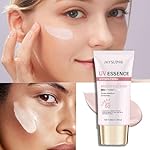 Tinted Sunscreen, Sonnencreme Gesicht SPF 50, Tone up Sunscreen UV-Essenz mit Rosa Effekt, Breitband Sonnenschutz, Feuchtigkeit, Sun Cream Korean einer leichten Textur, 50g – Bild 2