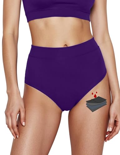 Image of Period Swimwear for Teens Women High Waisted Swimsuit Bikini Bottoms Menstrual Swim Bottoms Tankini Bathing Suit