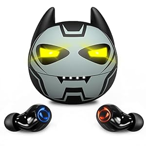 AMAFACE Oordopjes voor Kids Leuke Ontwerp In-Ear Draadloze Koptelefoon voor Kinderen Jongens Volwassen Bluetooth 5.0 Waterdichte Sport Stereo Hoofdtelefoon met Microfoon voor iPhone/Android
