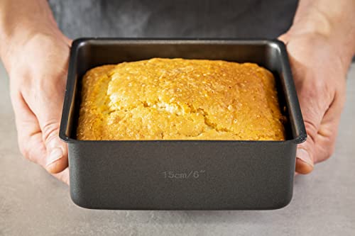 Master Class 15Cm Non-Stick Square Deep Cake Pan With Loose Base #TOP4
