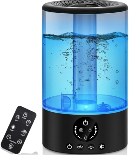 Humidifiers for Dry Bedroom 3.5L Top Fill Cool Mist Air Humidifiers for Baby Nursery Large...