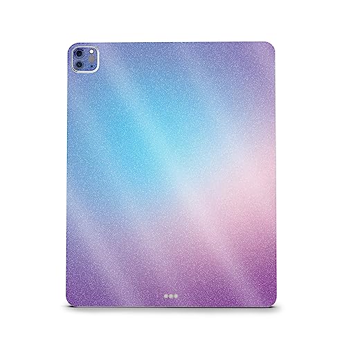Image of MightySkins Carbon Fiber Skin Compatible with Apple iPad Pro 12.9 inch M2 6th Gen (2022) Full Wrap Kit - Royal Haze | Protective, Durable Textured Carbon Fiber Finish | Easy to Apply | Made in The USA