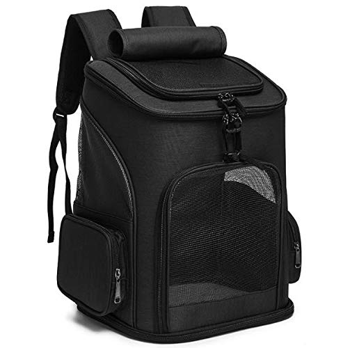 WTTX: Mochila portátil y plegable para mascotas con correas acolchadas