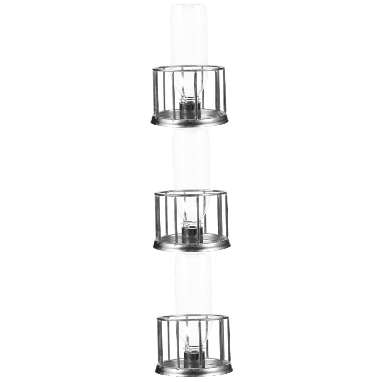 3 Mini Bandejas De Agua para Reptiles, Comedero para, Comedero De Agua, Suministros para Reptiles, Comedero De De Metal, Comedero para Dragones Barbudos, Comedero para