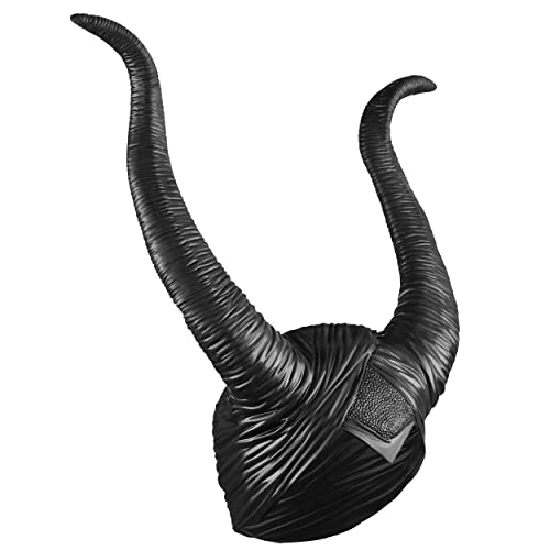 Balinco Latex Horns Ladies Hat - Gothic Cosplay Horns Headband - Witch Costume, Carnival Fancy Dress, Black - Image 2