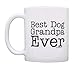 ThisWear Dog Lover Gift Best Dog Grandpa Ever Pet Owner Rescue Grandparent Gift 11oz Ceramic Coffee Mug with Handle