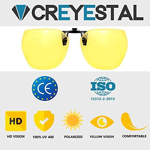 Clip Lunettes De Soleil Polarisées, Relevable Et Ultra Léger, Surlunettes De Soleil, Clip