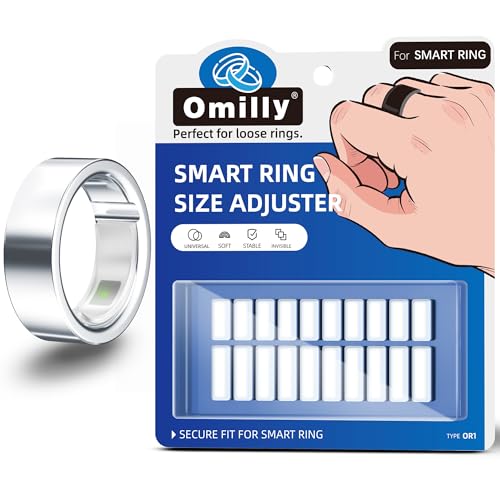 Image of Smart Ring Size Adjuster - 120Pcs Invisible Fit for Oura 4 /3, Galaxy Ring, Ultra Human AIR, RingConn 2 /1, Amazfit Helio - Loose Ring Sizing Kit (Transparent)