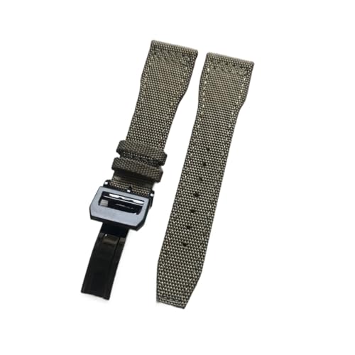Grand bracelet de sangle 22mm en nylon et cuir pour remplacer votre bracelet usé avec style