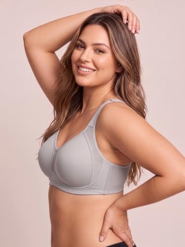 Image of Women's Full Coverage Lightly Padded Bra | Mesh Panel Everyday Comfort Bra | Broad Support Straps | Breathable Soft Fabric Adjustable Straps